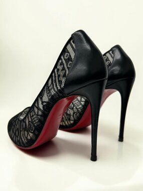Christian Louboutin Dorissima Lace 100 Dentelle Pumps 39